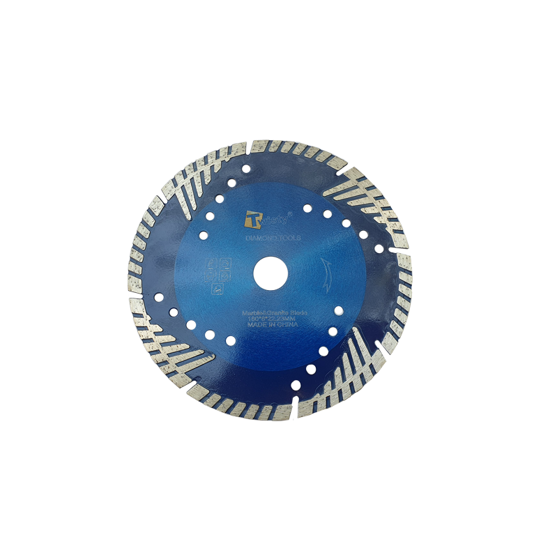 Twisty Blue Sliced Disc