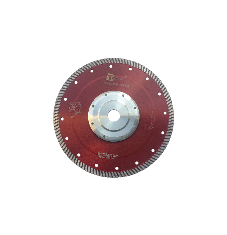 Twisty Dark Red High Hardness Disc + Flange