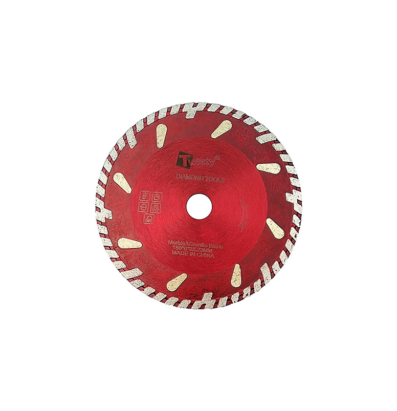 Twisty Long Tear Dark Red Disc