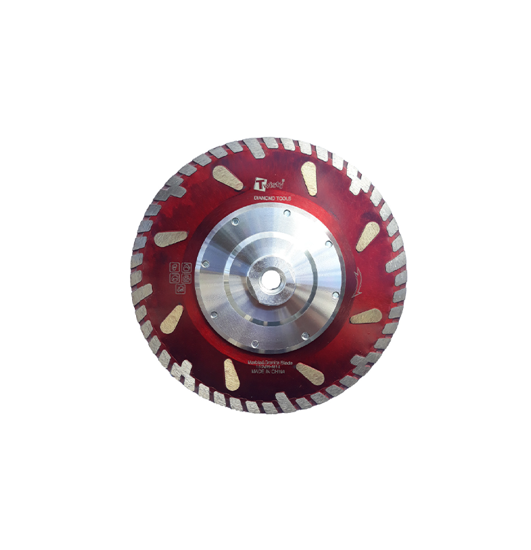 Twisty Long Tear Dark Red Disc + M14 Flange