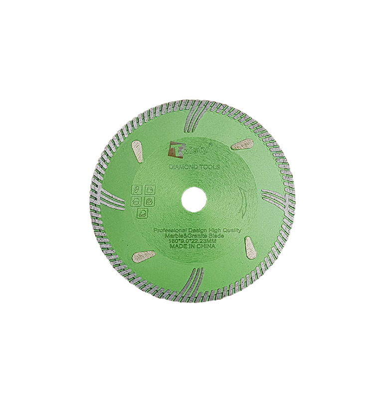 Twisty Green Tear + Moustache Disc