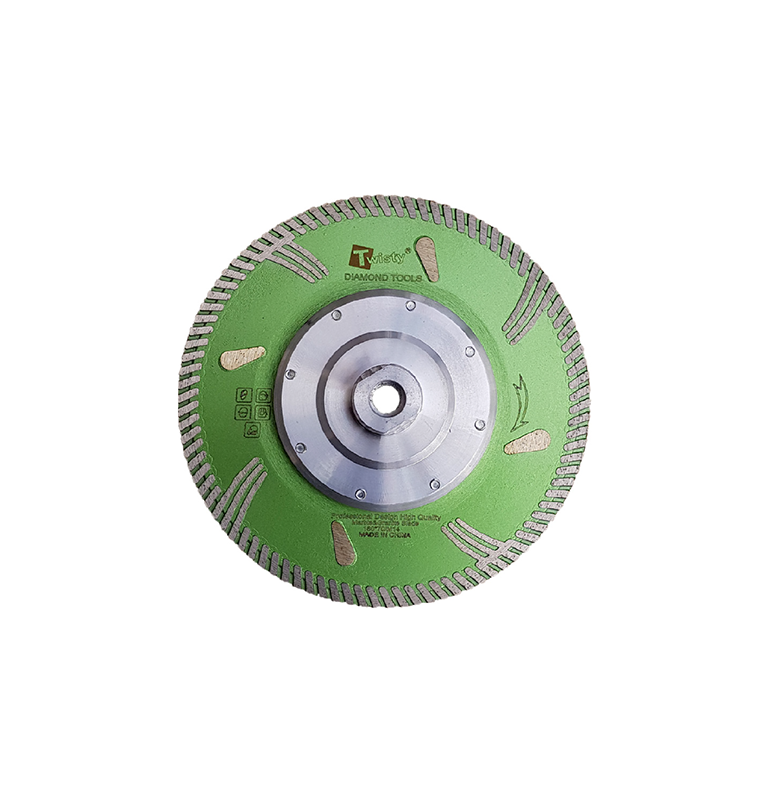 Twisty Green Tear + Moustache Disc + M14 Flange