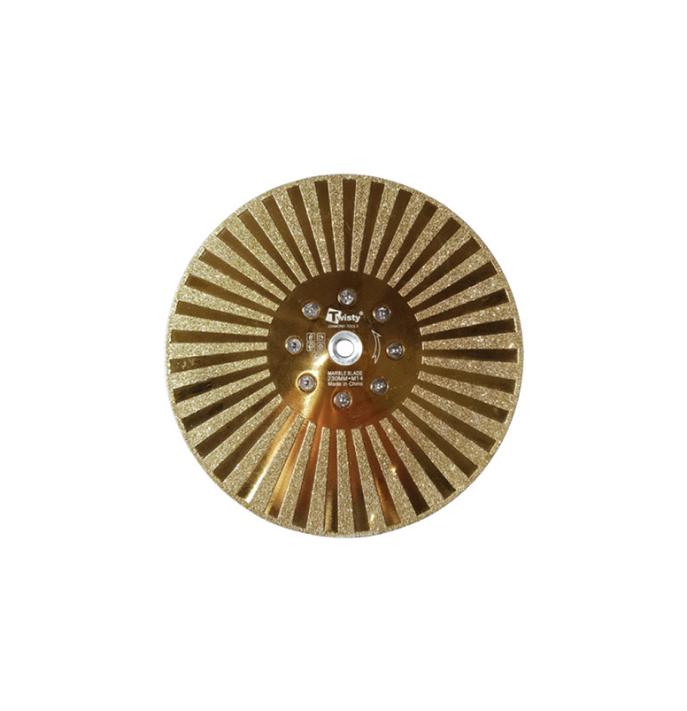 Twisty Titanium Spray Double-Faced Disc + Flange