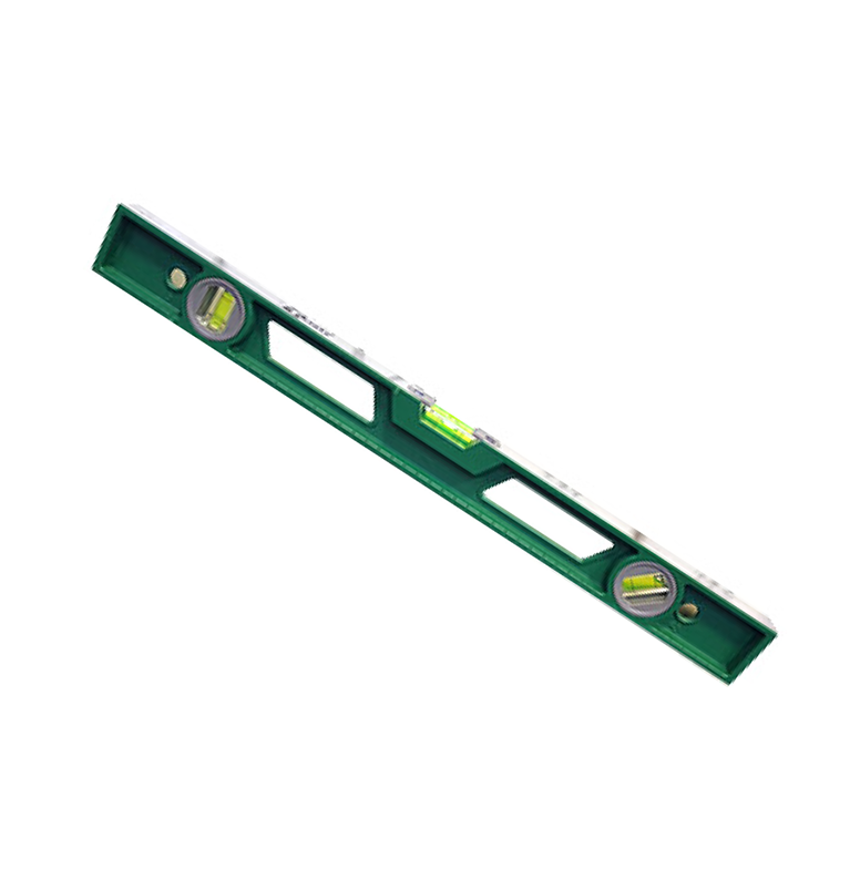 Heavy-Duty Cast Metal Spirit Level – Green
