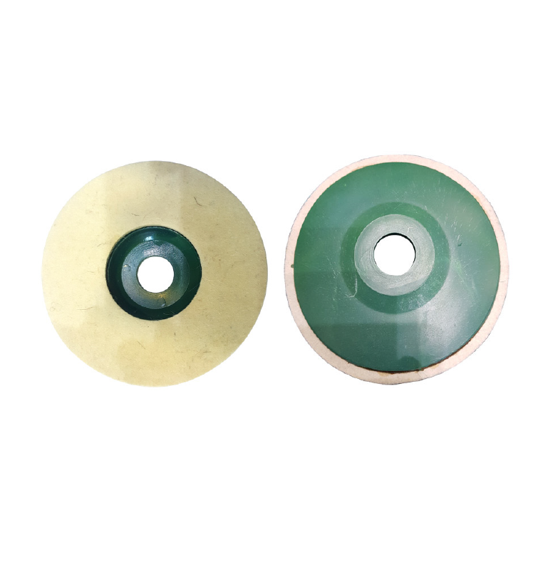 High-Density Wool Polishing Pad with Base