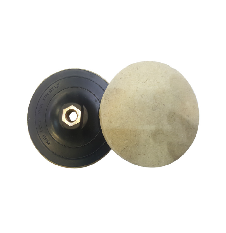 High Pressure Wool Polishing Pad with Threaded Base