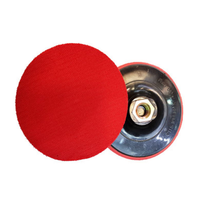 Red Velcro Backing Pad 10mm Thickness