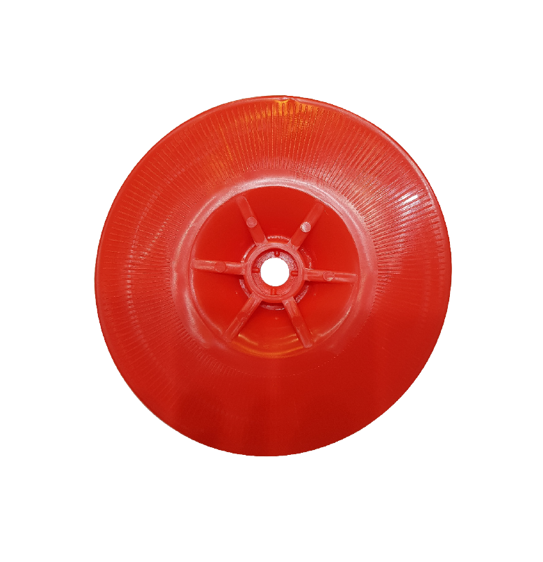 Red Grinding Plastic