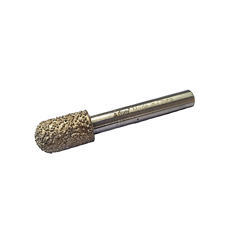 High-Pressure Rounded Cylindrical Diamond Head