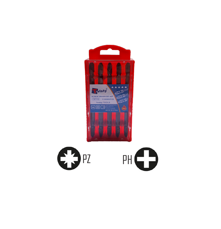 Twisty Screwdriver Bit Set
