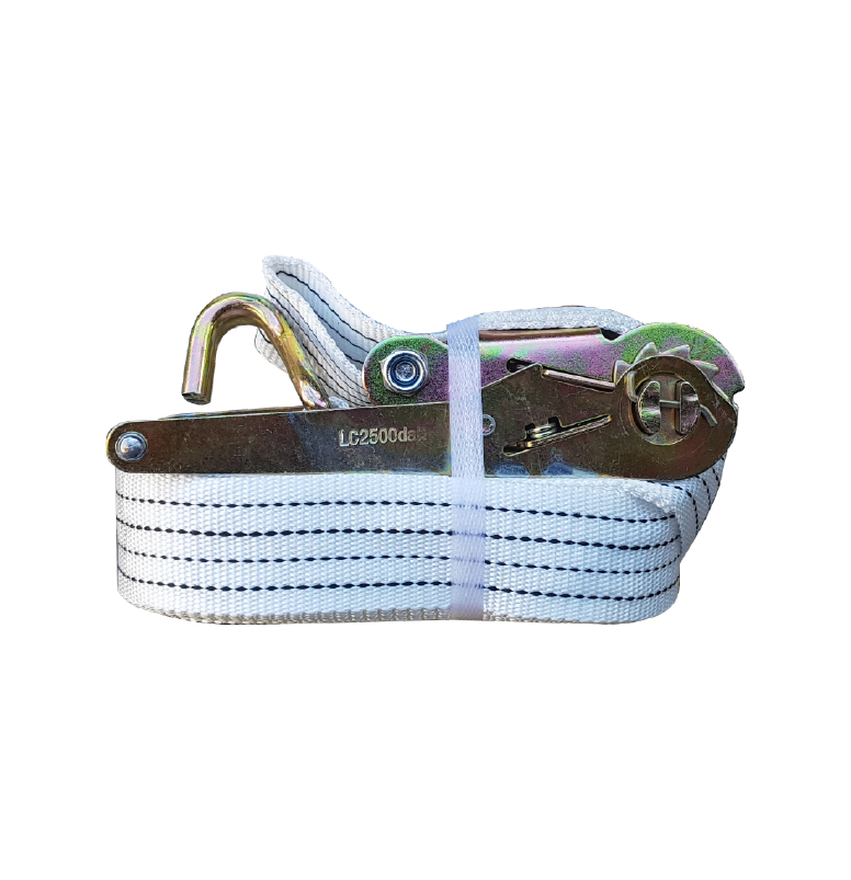 White Ratchet Strap