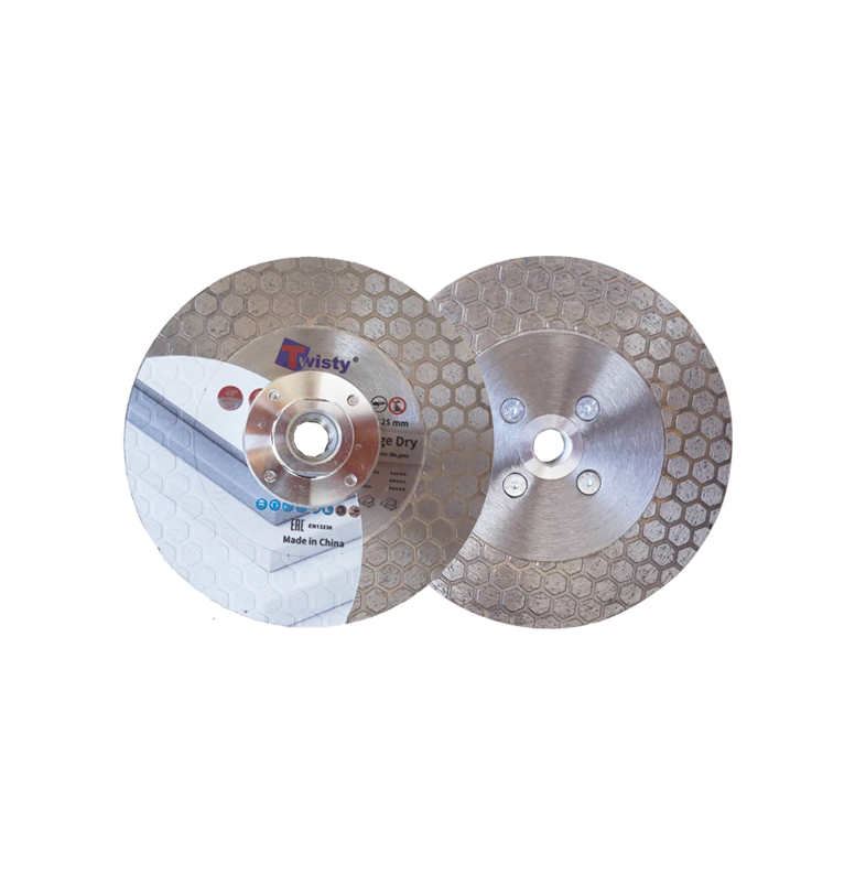 Twisty Honeycomb Segment Blade + Flange