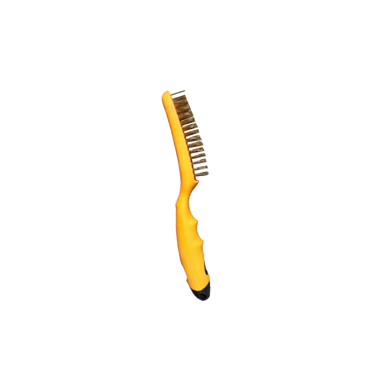 Yellow Plastic Wire Brush