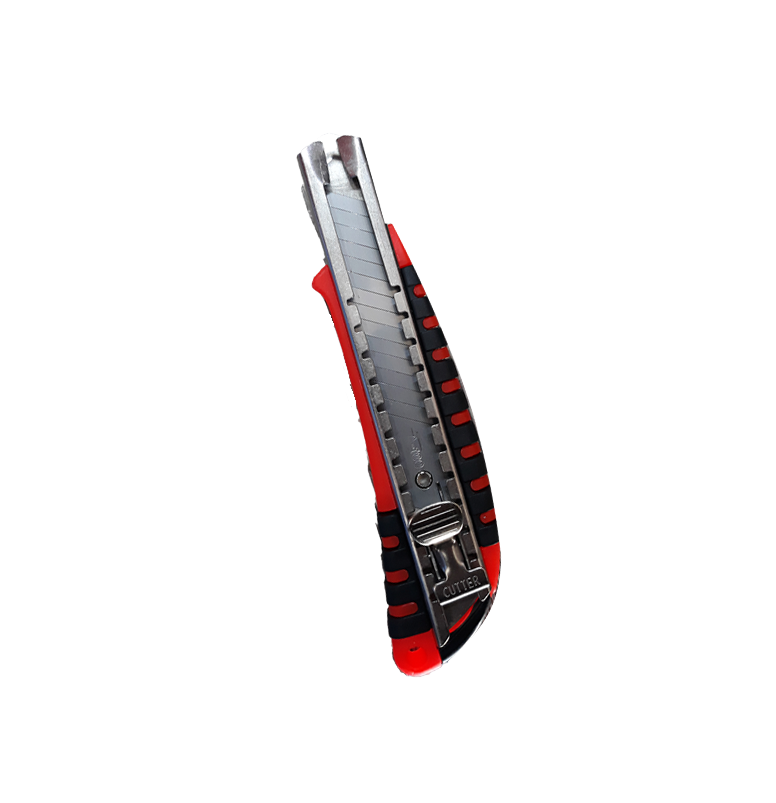 Big Plastic Utility Knife With Metal Lock