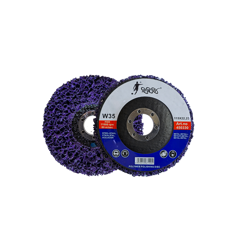 Purple Polyweb Polishing Disc