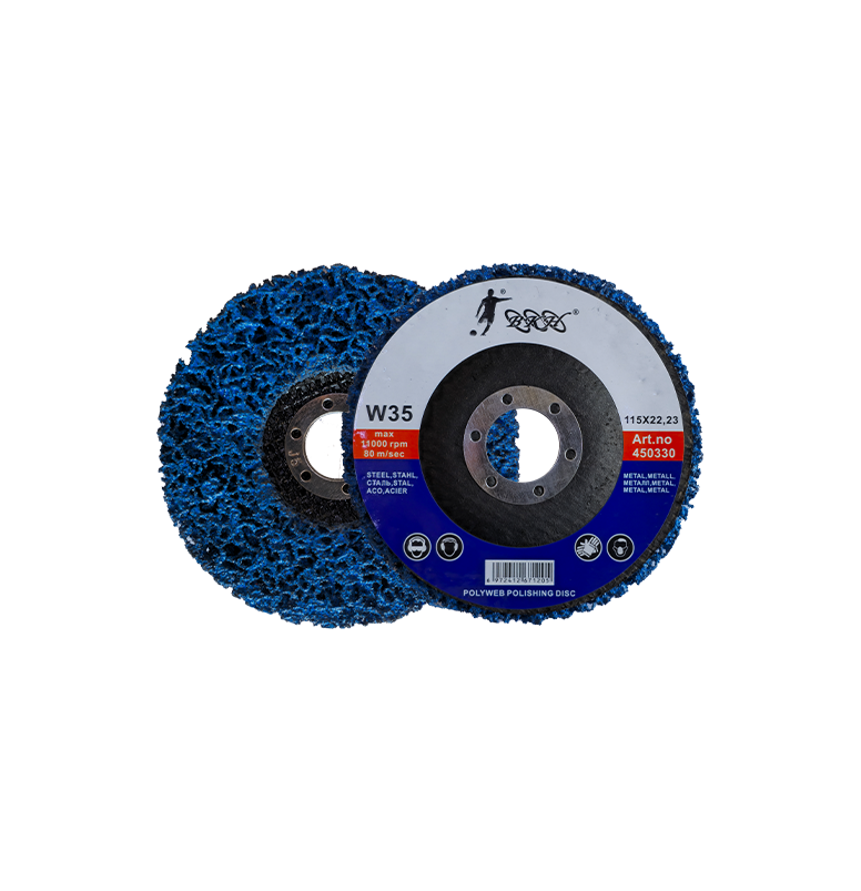 Blue Polyweb Polishing Disc